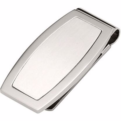 MC844:101:P Stainless Steel Money Clip