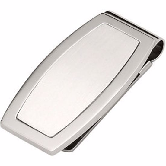 MC844:101:P Stainless Steel Money Clip