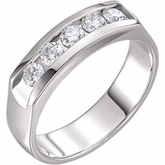 67885:101:P 14kt White 3/4 CTW Diamond Ring