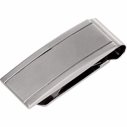 MC808:101:P Stainless Steel Money Clip