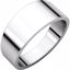 FT9:146896:P Platinum 8mm Flat Tapered Band