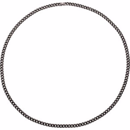 C862:103:P Stainless Steel Oxidized Curb 30" Chain