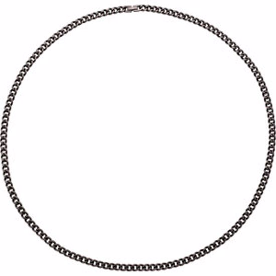 C862:103:P Stainless Steel Oxidized Curb 30" Chain
