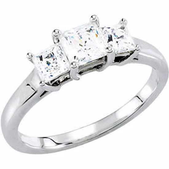 67959:103:P 1/2 CTW Diamond 3-Stone Engagement Ring