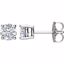 67534:115:P 14kt White 1 CTW Diamond Earrings