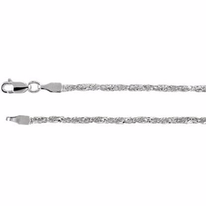 CH976:101:P Sterling Silver Twisted Wheat Chain 2.25mm 