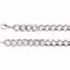 CH980:102:P Sterling Silver 9.3mm Curb 9" Chain
