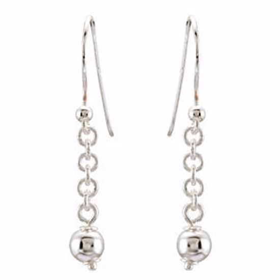 28158:101:P Sterling Silver 12.7mm Rolo Chain Lever-Back Earrings