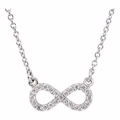 68210:84405:P Platinum 1/8 CTW Diamond 16" Necklace