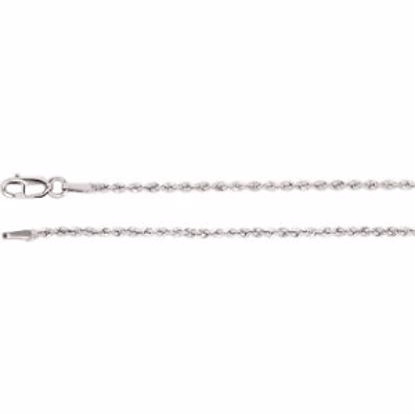 CH954:109:P 14kt White 1.5mm Rope 7" Chain