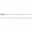 CH947:109:P 14kt White 1.3mm Diamond-Cut Rope 7" Chain
