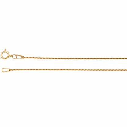 CH974:109:P 14kt Yellow .85mm Baby Wheat 16" Chain
