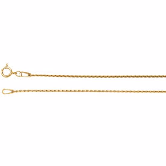 CH974:112:P 14kt Yellow .85mm Baby Wheat 24" Chain
