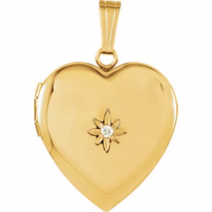 84928:101:P Diamond Heart Locket 