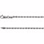 CH989:110:P 14kt White 2.4mm Diamond Cut Rope 7" Chain
