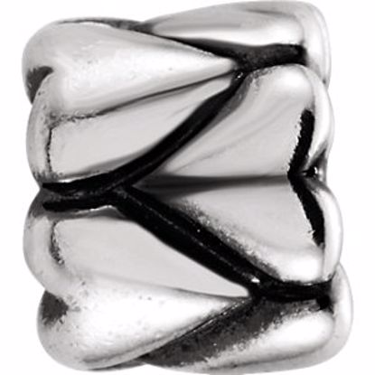 28195:100:P Kera® Heart Accented Bead