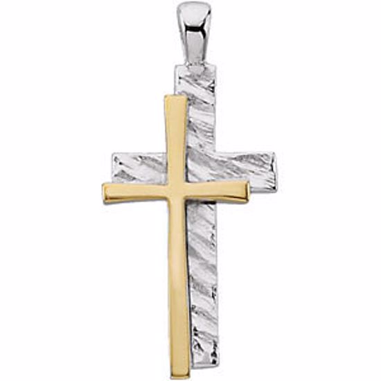 R42277:100:P "Resolution" Cross Pendant
