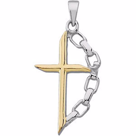 R42280:100:P "Truth" Cross Pendant