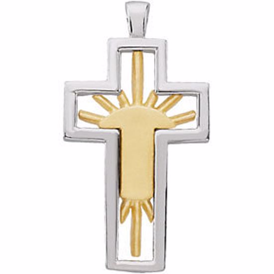 R42283:100:P "Risen Cross" Pendant