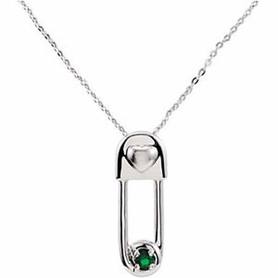 R45295:1040:P Safe in My Love Birthstone Necklace