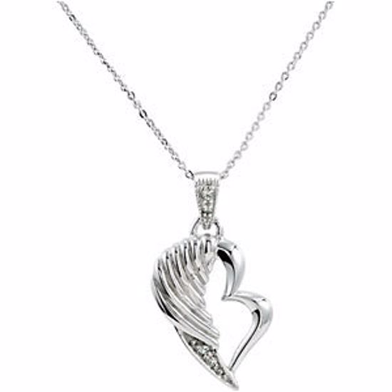 R45290:1000:P The Broken Wing Necklace