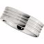COR158:206:P Cobalt 8mm Flat Grooved Beveled Band Size 10.5