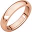 IRH9:202:P 18kt Rose 4 mm Heavy comfort Fit Band