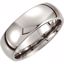 COR168:010:P Cobalt 8mm Slightly Domed Band Size 10.00