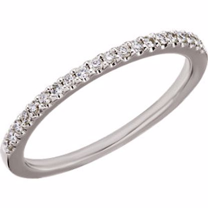68546:102:P 14kt White 1/5 CTW Diamond Band