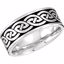 50977:103:P 14kt White 7mm Comfort-Fit Enamel Band Size 5