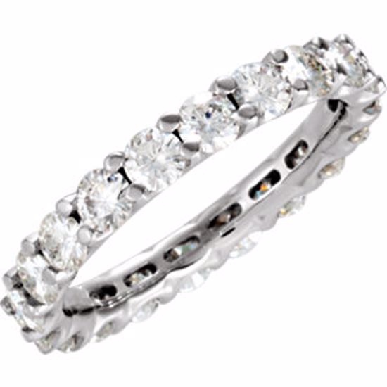 68584:247:P Charles & Colvard Moissanite® Eternity Band