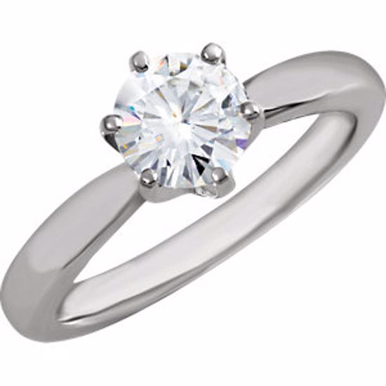 68585:100:P Charles & Colvard Moissanite® 6-Prong Engagement Ring