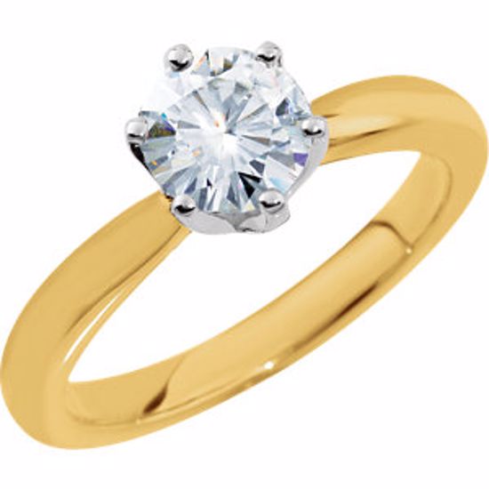 68585:110:P Charles & Colvard Moissanite® 6-Prong Engagement Ring