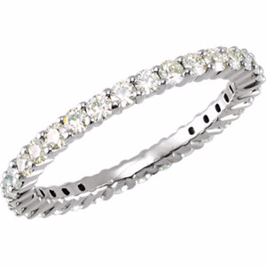 68586:103:P Charles & Colvard Moissanite® Eternity Band