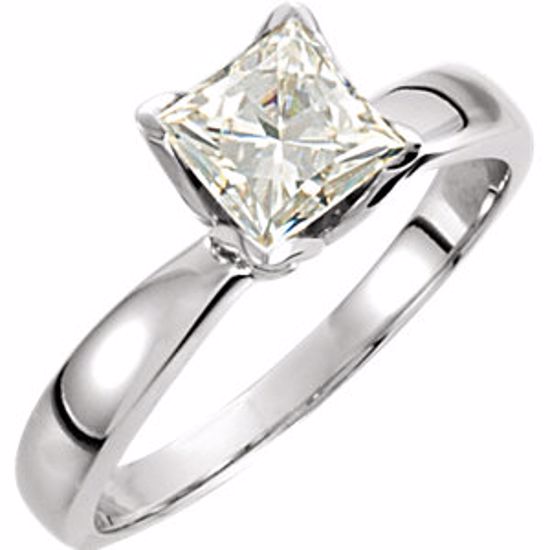 68587:105:P Charles & Colvard Moissanite® 4-Prong Tulipset® Engagement Ring