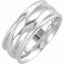51048:108:P Sterling Silver 8mm Design Band Size 12