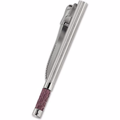 TT816:101:P Stainless Steel Tie Bar with Chocolate Immerse Plated Tip
