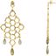 68859:100:P 18kt Vermeil Labradorite Chandelier Earrings