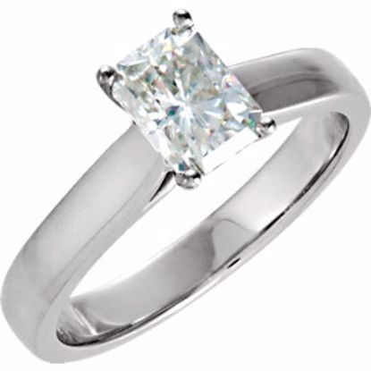 68901:103:P Charles & Colvard Moissanite® & Diamond 4-Prong Engagement Ring