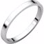 F12.5:900:P Sterling Silver 2mm Flat Band