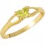 19395:1070:P 10kt Yellow Bfly® August CZ Birthstone Ring
