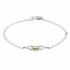 19800:1310:P 10kt White August Birthstone Bracelet