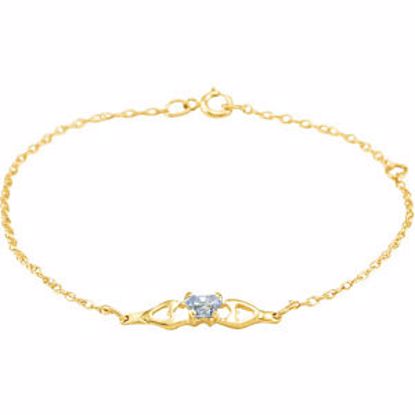 19800:1170:P 10kt Yellow June Birthstone Bracelet