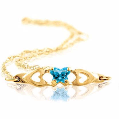19800:1230:P 10kt Yellow December Birthstone Bracelet