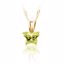 190041:1190:P 14kt Yellow August Birthstone Pendant