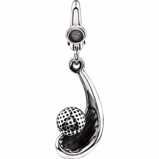 69428:101:P Golf Club & Ball Charm