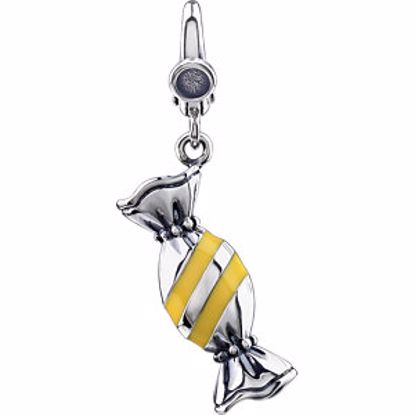 69502:100:P Wrapped Enamel Candy Charm