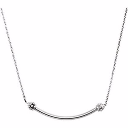 CH1009:101:P Sterling Silver Designer 16" Necklace