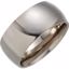 T805:01250:P Titanium 10mm Domed Polished Band Size 12.5