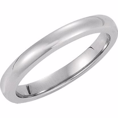 COR231:065:P Cobalt 2.8mm Domed Band Size 6.5